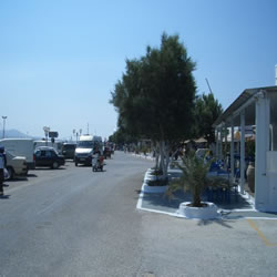 the water front town of anit-paros