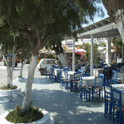 the water front town of anit-paros