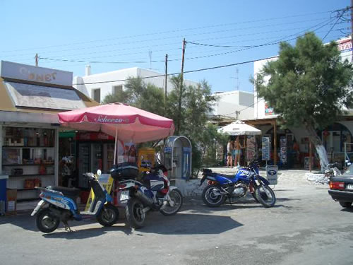 the town or anti-paros various scenes
