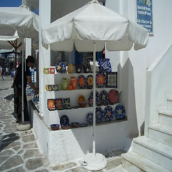 the water front town of anit-paros