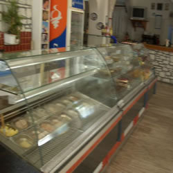 ice cream counter