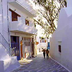 backstreets of the town