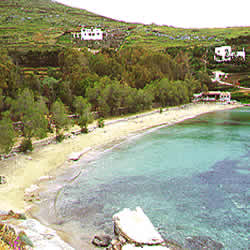 prety beach on kea