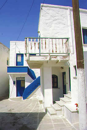blue and white home