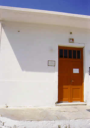 a brown door