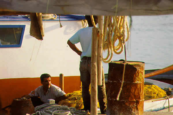 fishermen at work