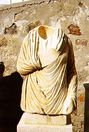 a statue fragment