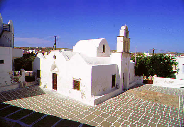 white cycladic church
