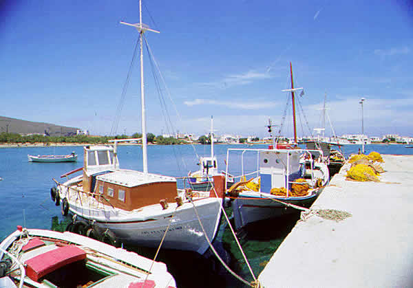 fishing boats of Milos