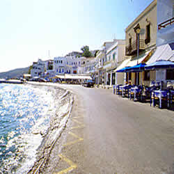 the harbor of Milos