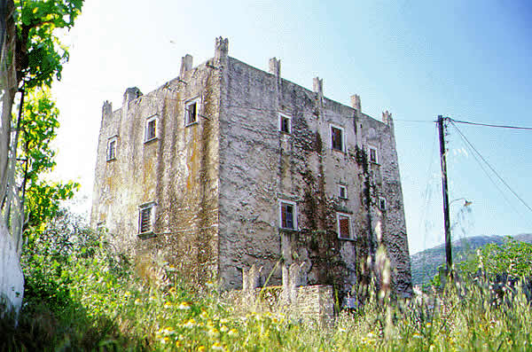 a residence on the island of naxos