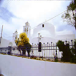 front of church