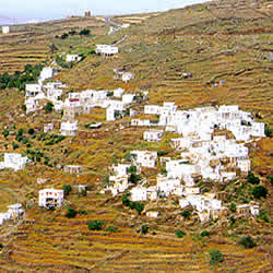 cubistic houses on slope