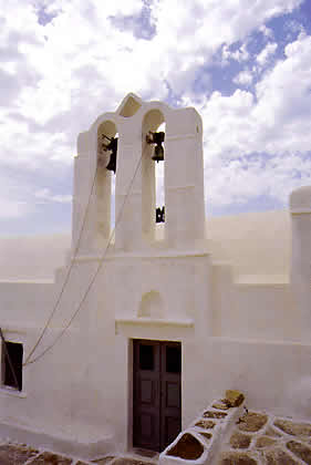 a church belfry