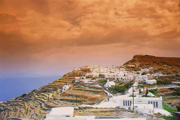 hill top town