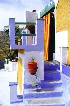 colorful local dwelling