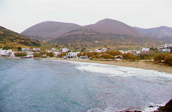 a view of galissa beach from above