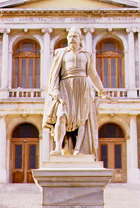 sights in the Hermoupolis main square