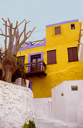 yellow colors are cycladic