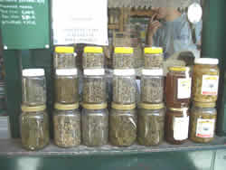 capers and pickeled food