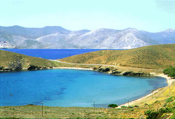 a beautiful cove or bay