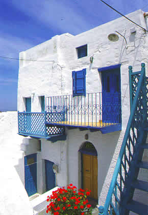 an example of cycladic archetecture on a dodoecanese island