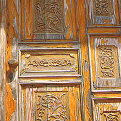 wood door