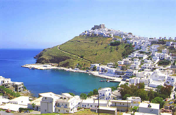 the port with the castle dominating the scene