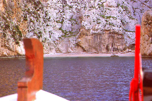 shore from sea