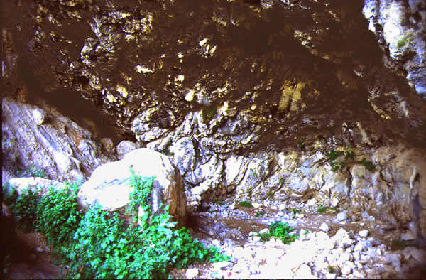gully or ravine