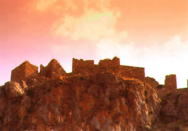 the kastro from below