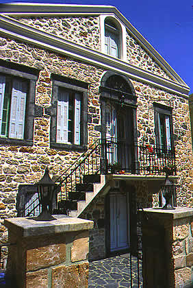 stone house exterior