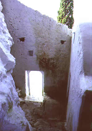 earthquake damaged ruin