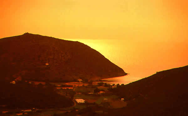 a sunset