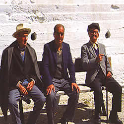 3 elderly men