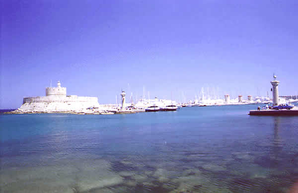 mole rhodes harbor