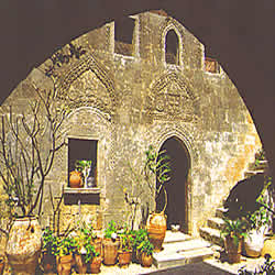 inner courtyard