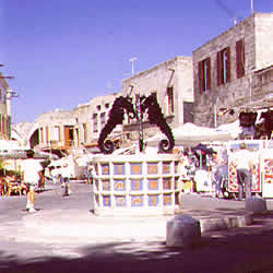 old town fountain