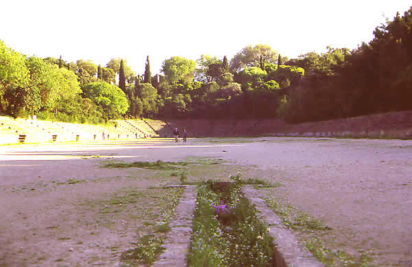 ruins of ancient stadium