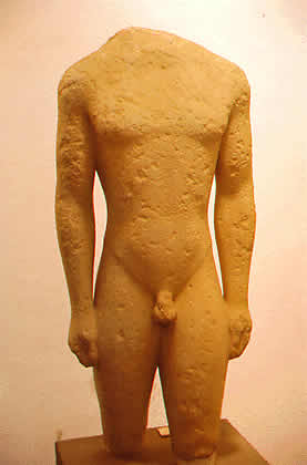 torso from museum kouros