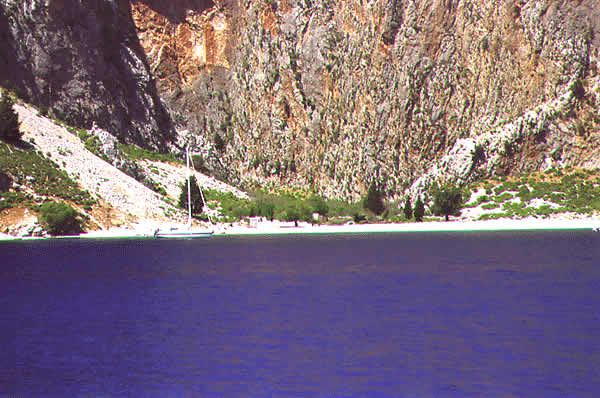 long beach from sea