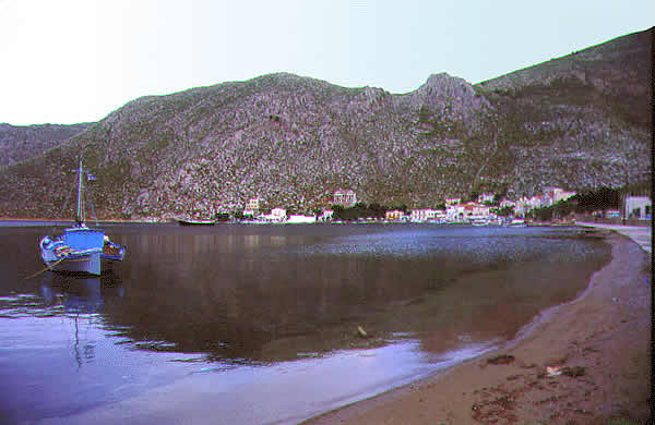 beach with boats