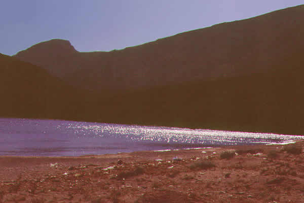 beach at night