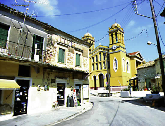cathedral church with two towers