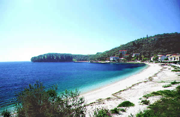 a nice beach with crystal clear water