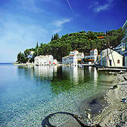 the shore line