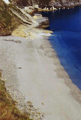 the small beach