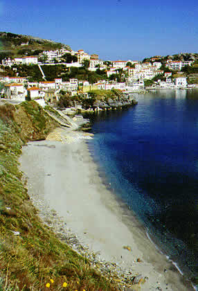the small beach