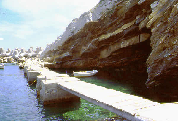 jetty of cement