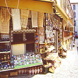 tourist shops